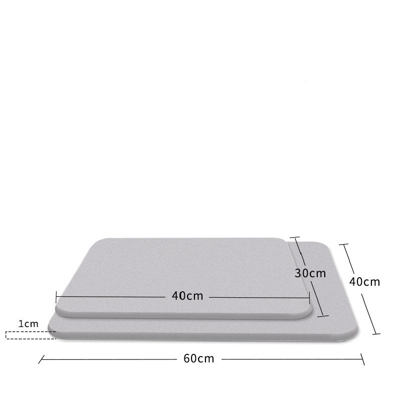 Diatomite Household Quick-drying Non-slip Mat