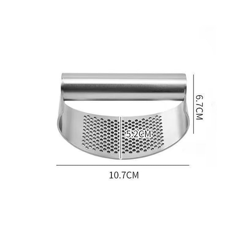 Multi-function Manual Garlic Press Stainless Steel Garlic Presse Curved Garlic Grinding Slicer Chopper Home Cooking Gadgets Tool