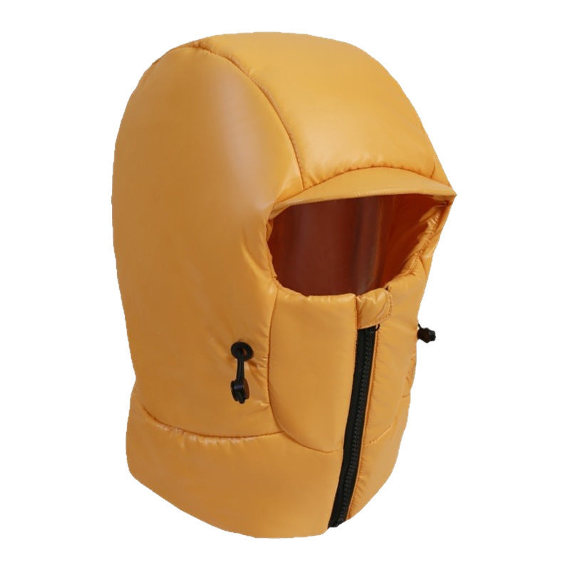 Winter Warm Hat Female Cycling Electric Car Face Care Ear Protection Scarf