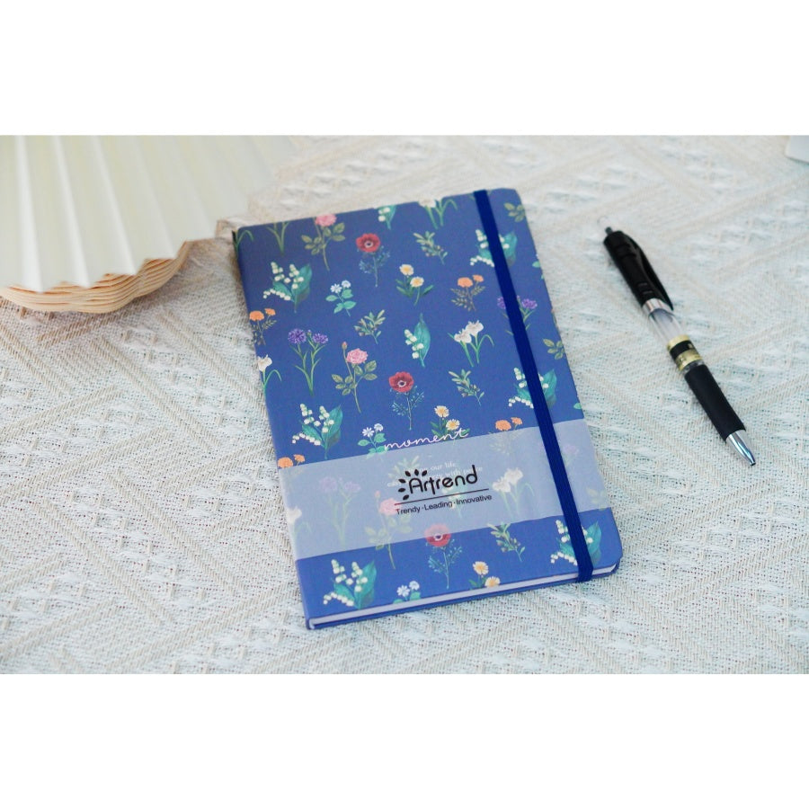 Business Gift Box Set With Elastic Notebook Strap Portable Leather And Paper Cover Hand Account Book For Note Taking