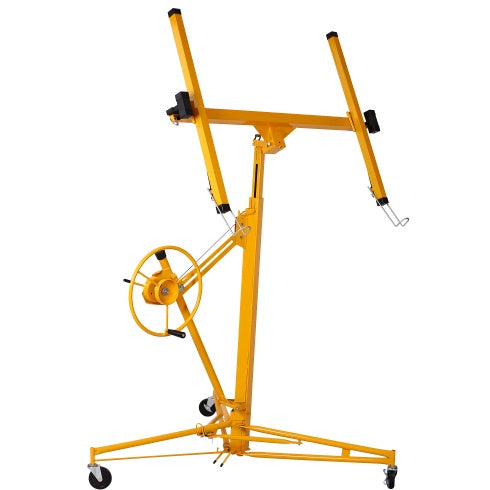 Drywall Lift Panel 11' Lift Drywall Panel Hoist Jack Lifter,yellow