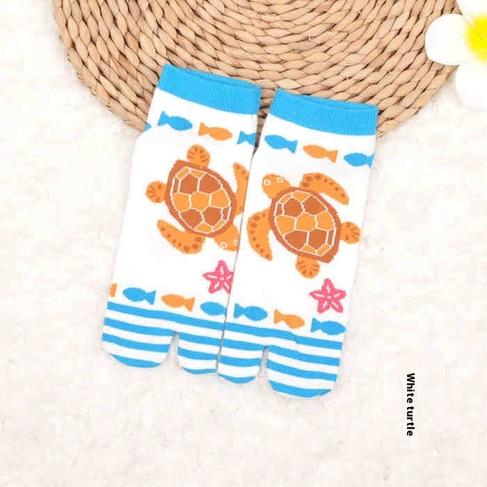 Two-toe Socks Split Toe Women's Cotton Socks