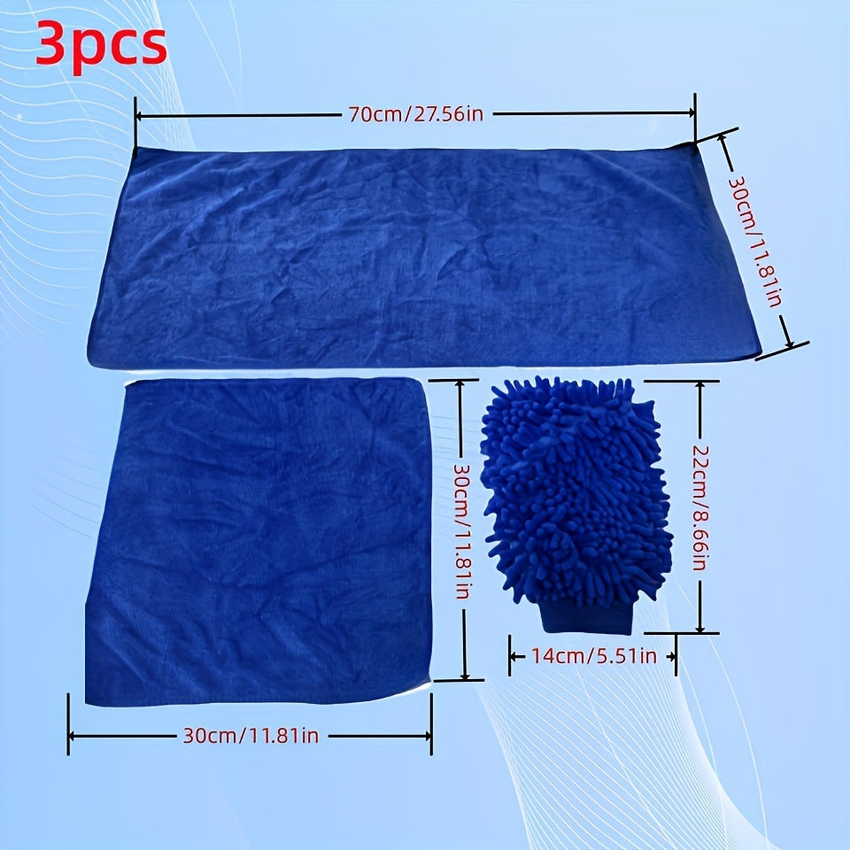 Cleaning Towel, Car Towel Set, Car Wash Towel, Cleaning Cloth, Household Cleaning Cloth