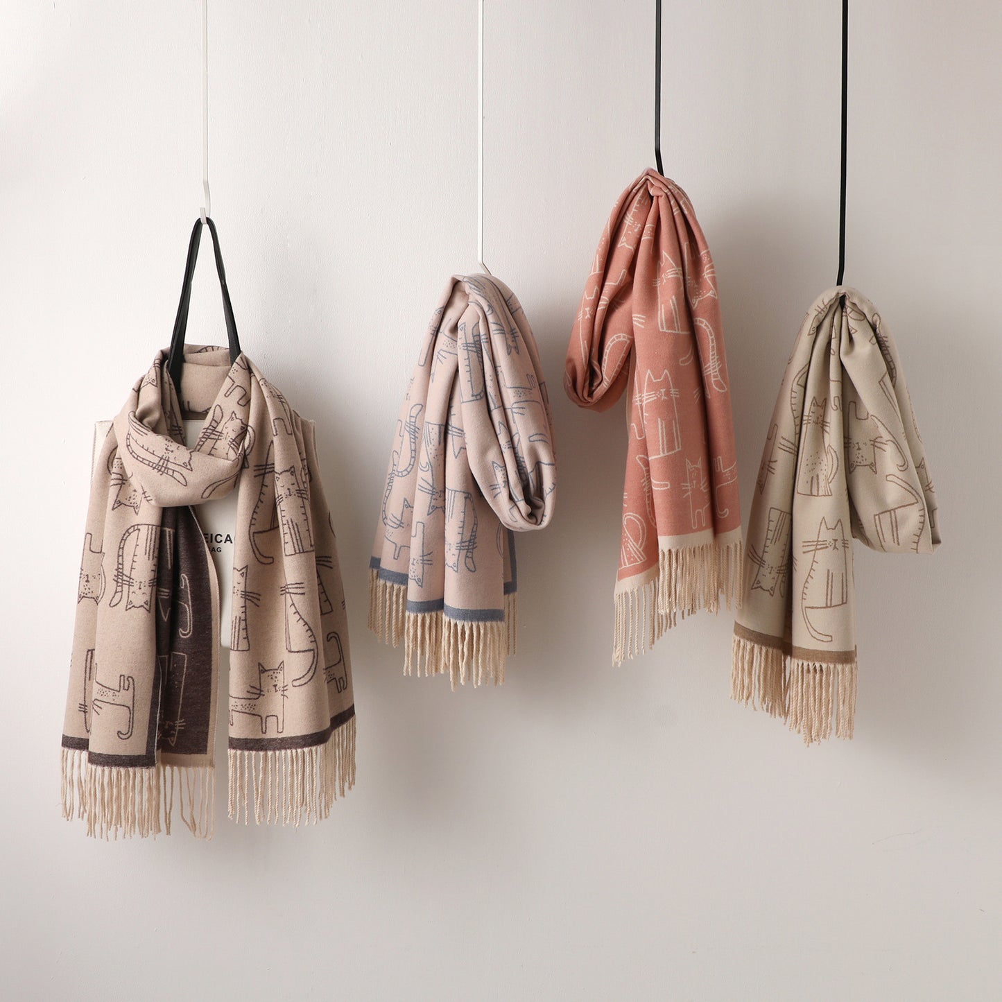 Printed Cashmere Shawl For Sun Protection In Autumn And Winter