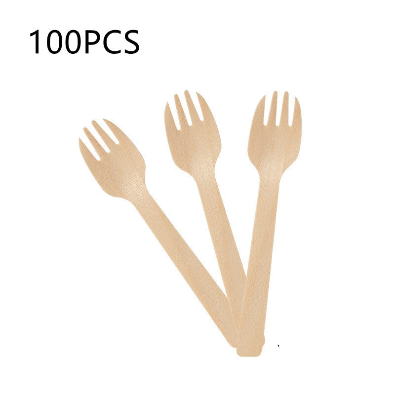 Wooden Fork Spoon Birthday Cake Home