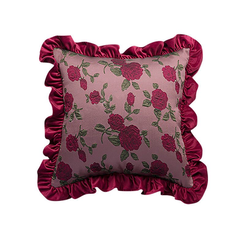 Living Room Vintage Ruffled Sofa Cushion