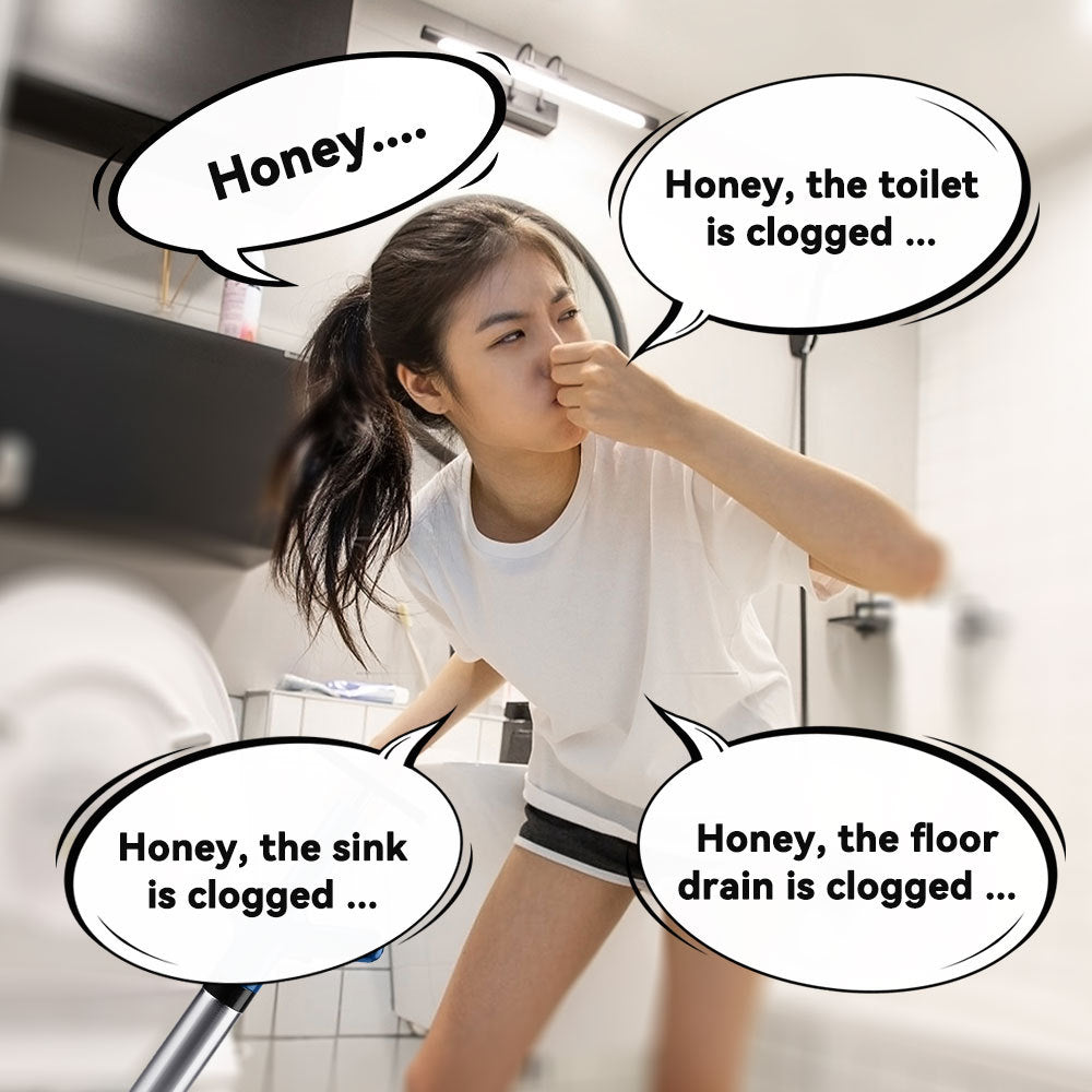 High Pressure Air Toilet Unclogged For Toilets, Bathroom Floors, Sinks, And Pipe Blockages