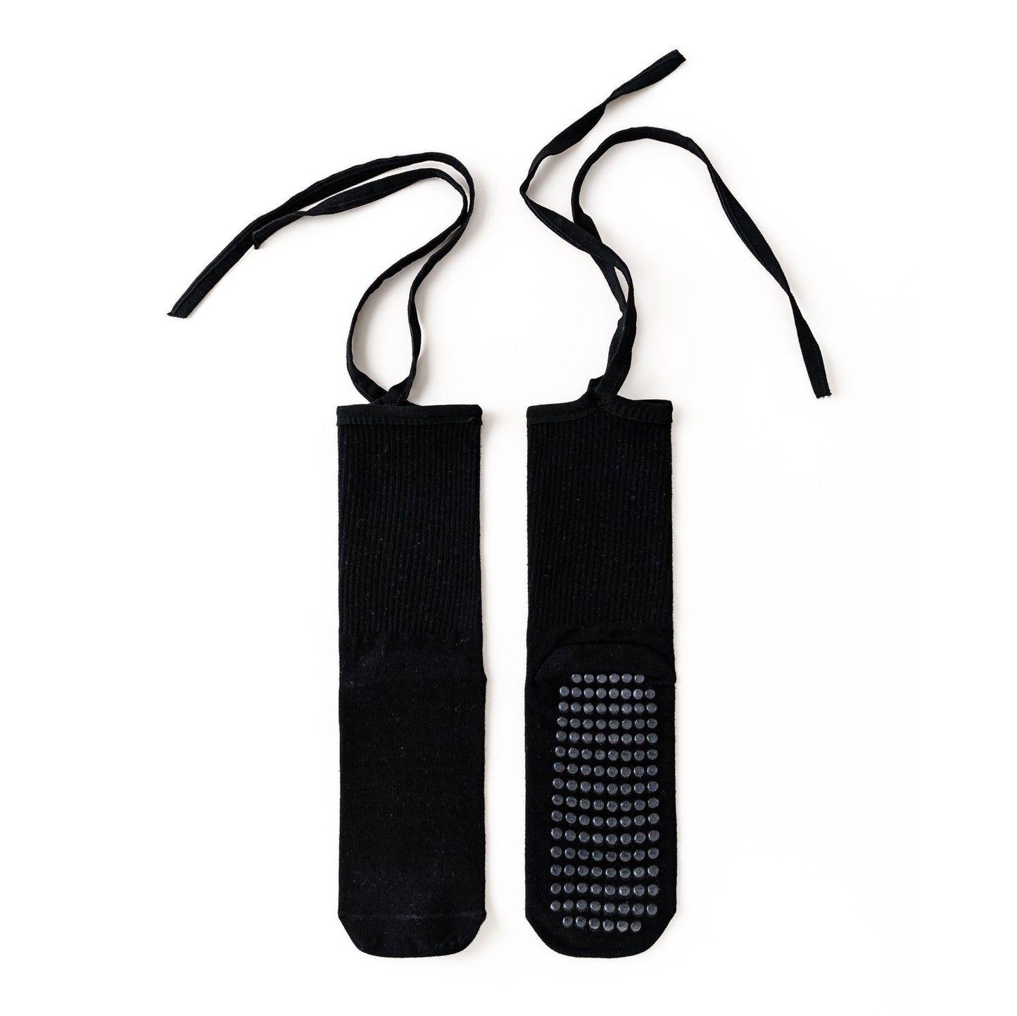 Women's Anti-slip Cross Lace-up Yoga Pilates Dance Dopamine Sports Wear Mid-calf Socks