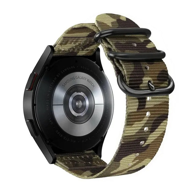 18mm 20mm 22mm Durable Military Woven Nylon Wrist Watch Band Quick Release Strap