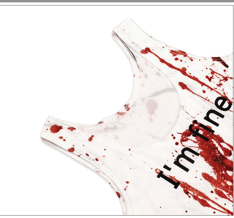 Female Ghost Clothes Stage Costume Vest Dress