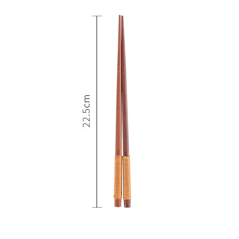 Japanese Style Pointed Mahogany Chopsticks