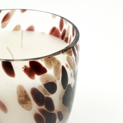 Ethereal Splutter Glass Scented Wax Candle