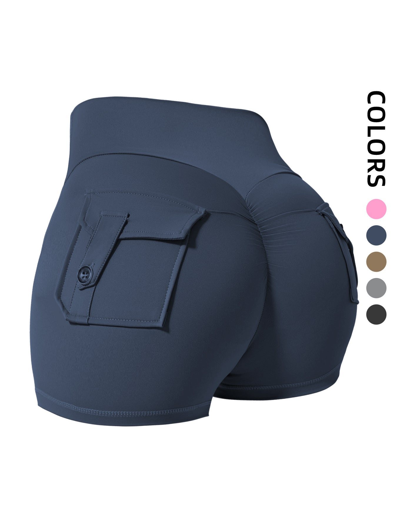 Women's Sports Shorts, High Waist Design, Soft And Comfortable, Suitable For Sports And Yoga, Can Effectively Control The Abdomen