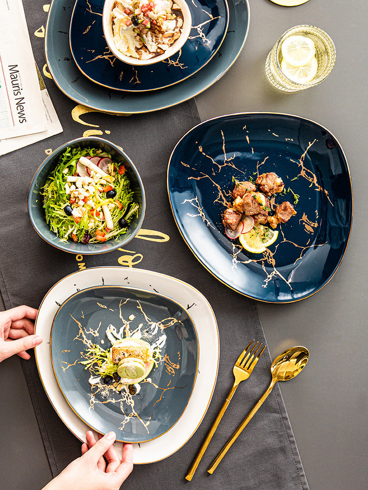 Nordic Light Luxury Style Phnom Penh Marble Household Bowl