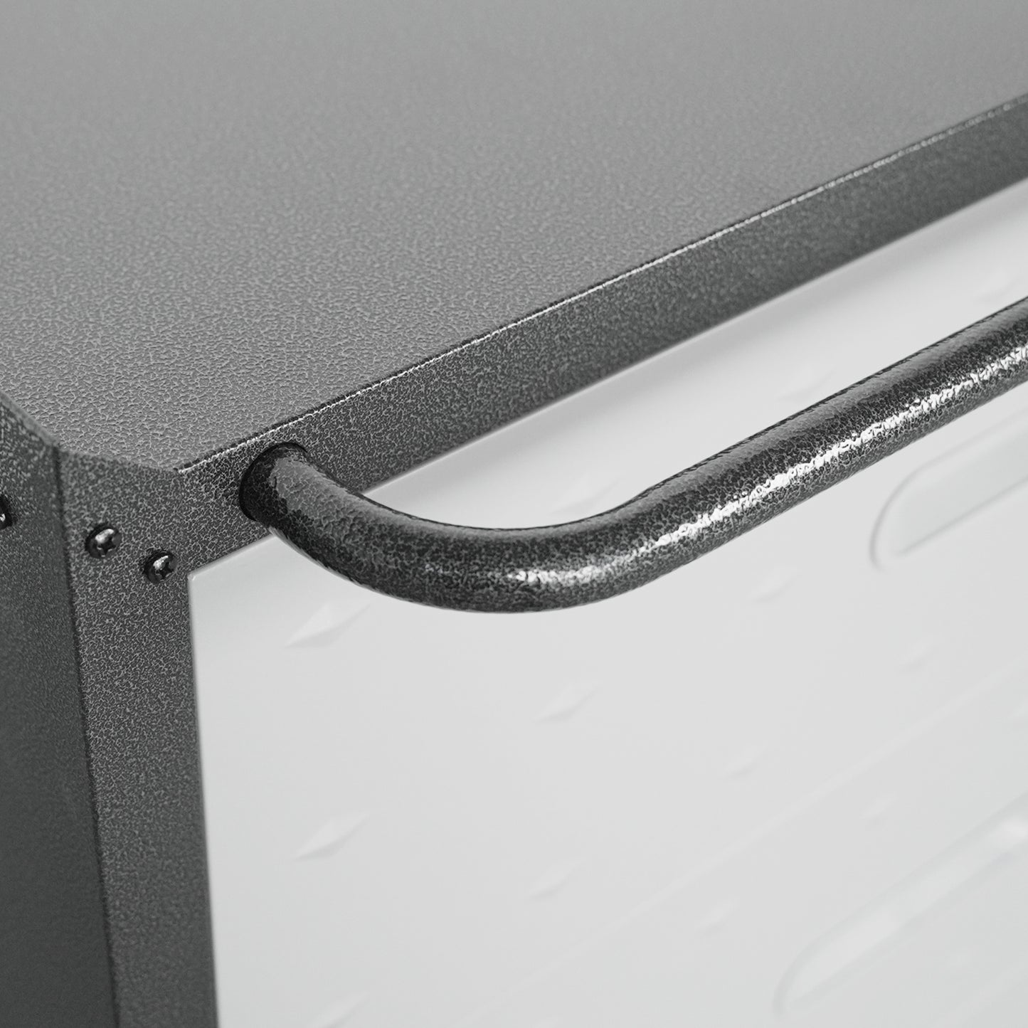 Heavy-Duty Metal Storage Cabinet With Wheels - 3 Drawer Tool Cabinet For Garage, Office, And Home Organizer Solutions, Black Gray