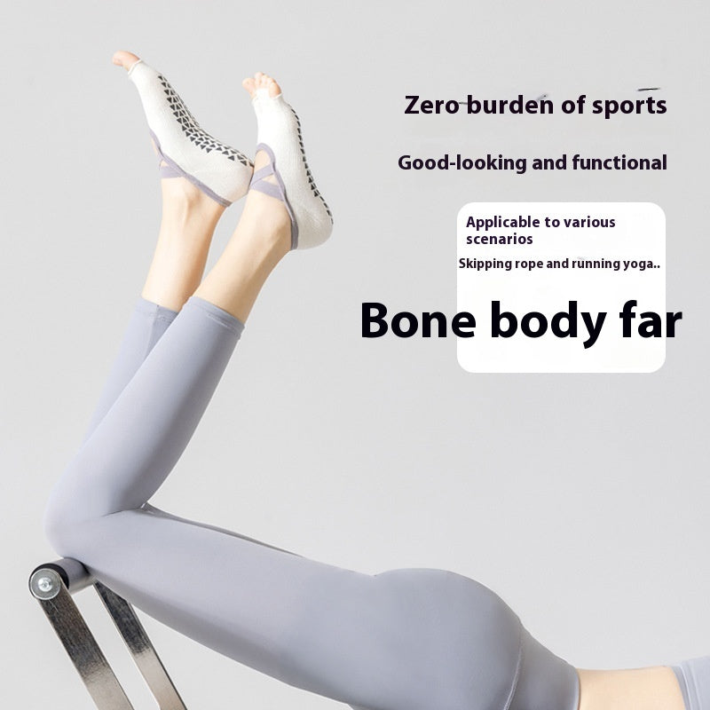 Open Toe Five Finger Yoga Socks Children's Professional Non-slip Summer Thin Short