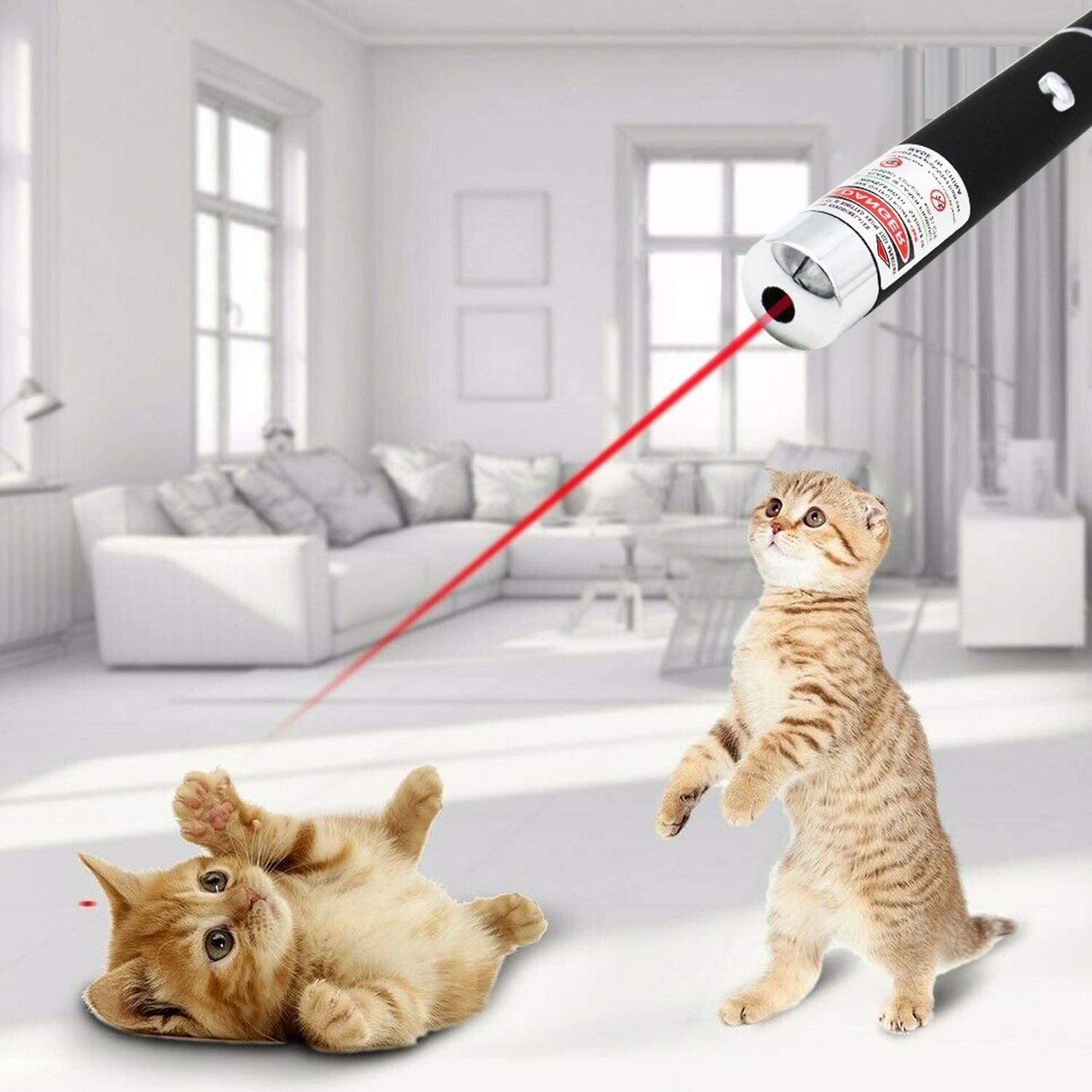 650nm Red Laser Pointer Pen Light Visible Single Beam AAA Lazer Torch 5PCS 9900 Miles Mini Small Teaching Pen Light Pet Toys