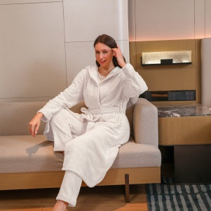 Women's Fibre Velvet Gown Set