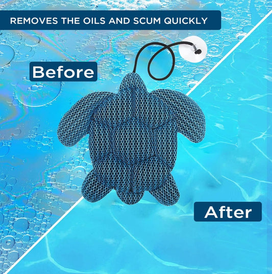 Hot Tub Cleaning Sponge - Foam Sponge Scum Absorber, Reusable Cleaning Sponge For Pool, Spa Or Hot Tub To Collect Dirt, Remove Grime And Oil