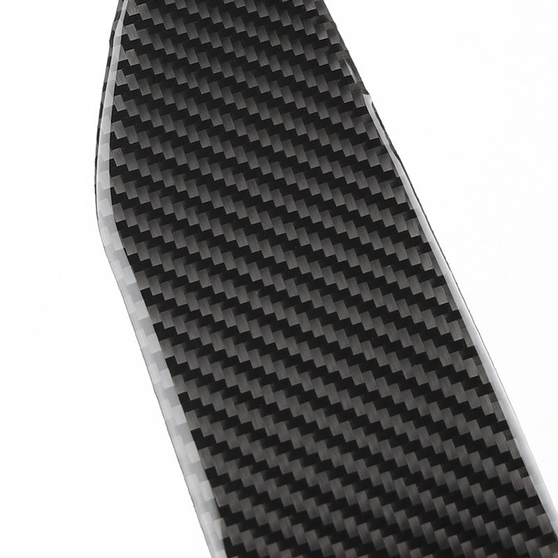 Carbon Fiber Headlight Adjustment Decorative Panel Sticker