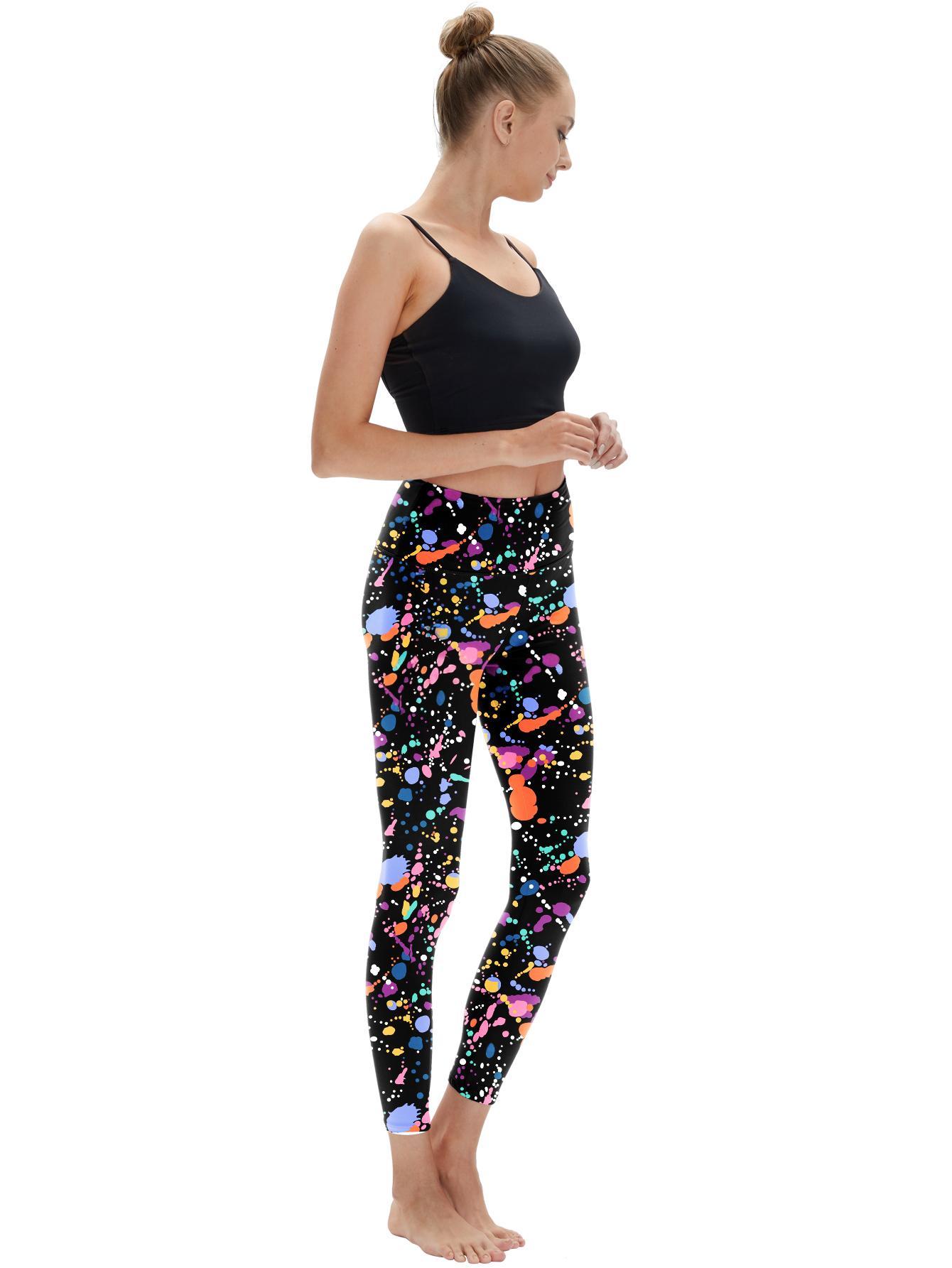 Women's High Waisted, Tummy-controlling, Non-see-through Yoga Pants With Pockets, Suitable For Fitness, Exercise And Running