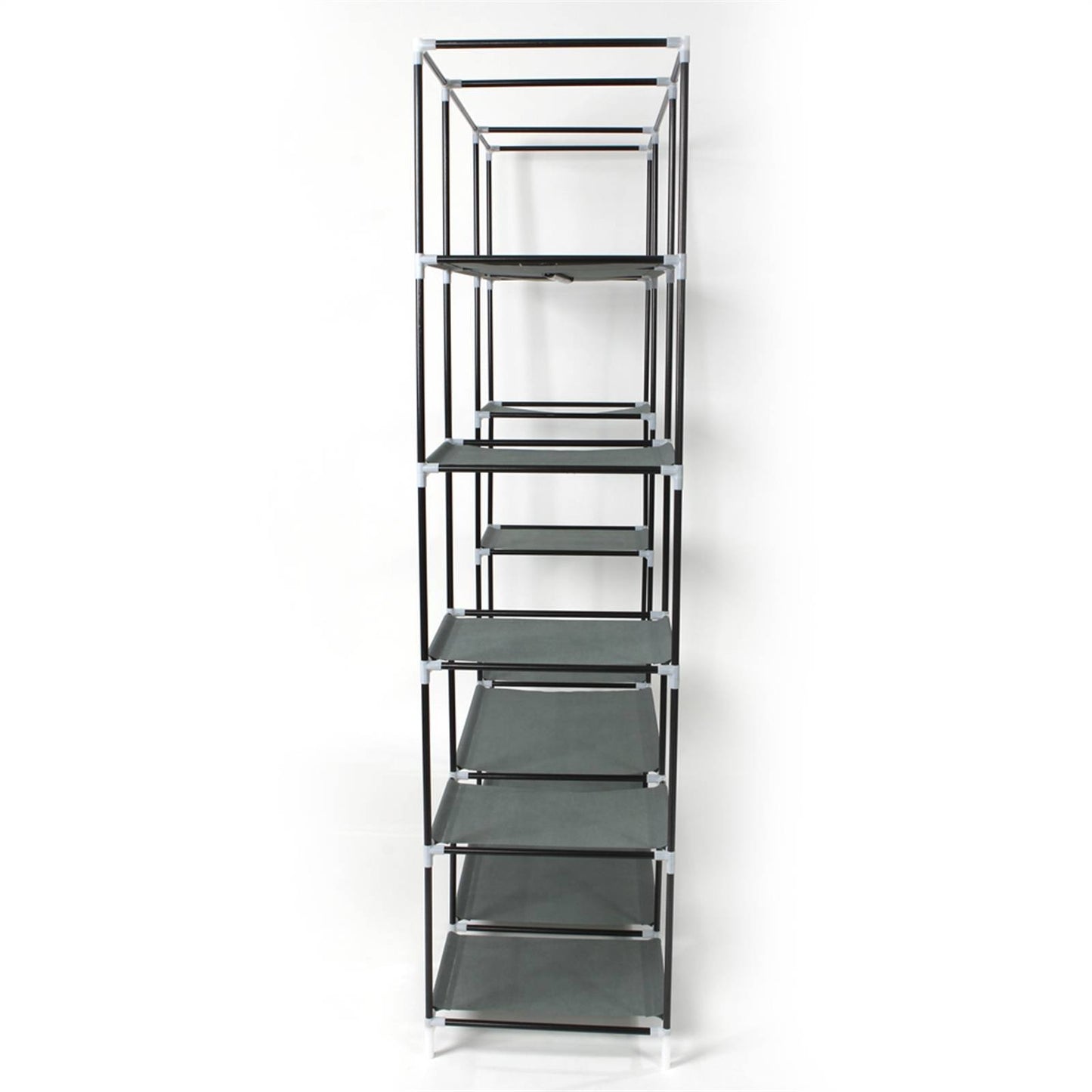5-Layer Portable Closet Storage Organizer Wardrobe Clothes Rack With Shelves