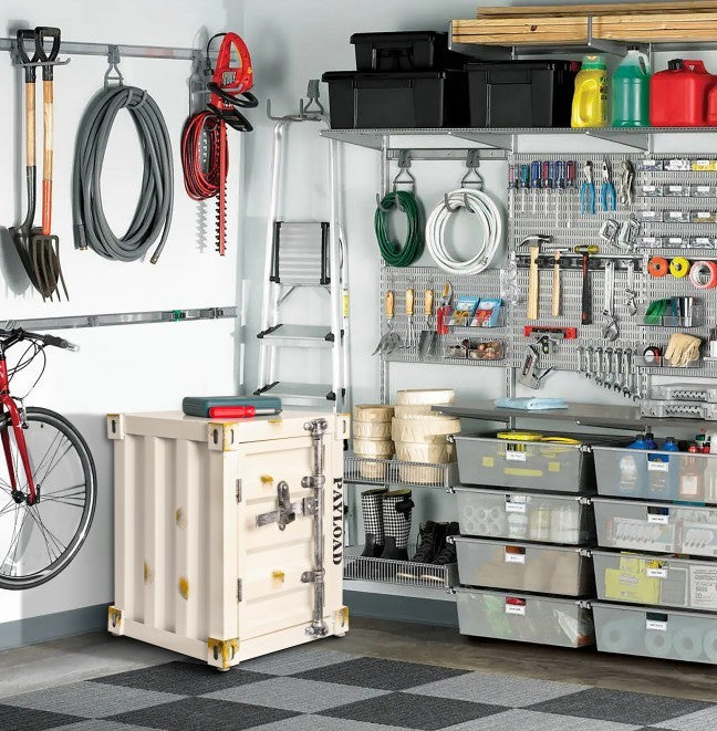 Industrial Style Shipping Container Storage Cabinet Side Table End Table