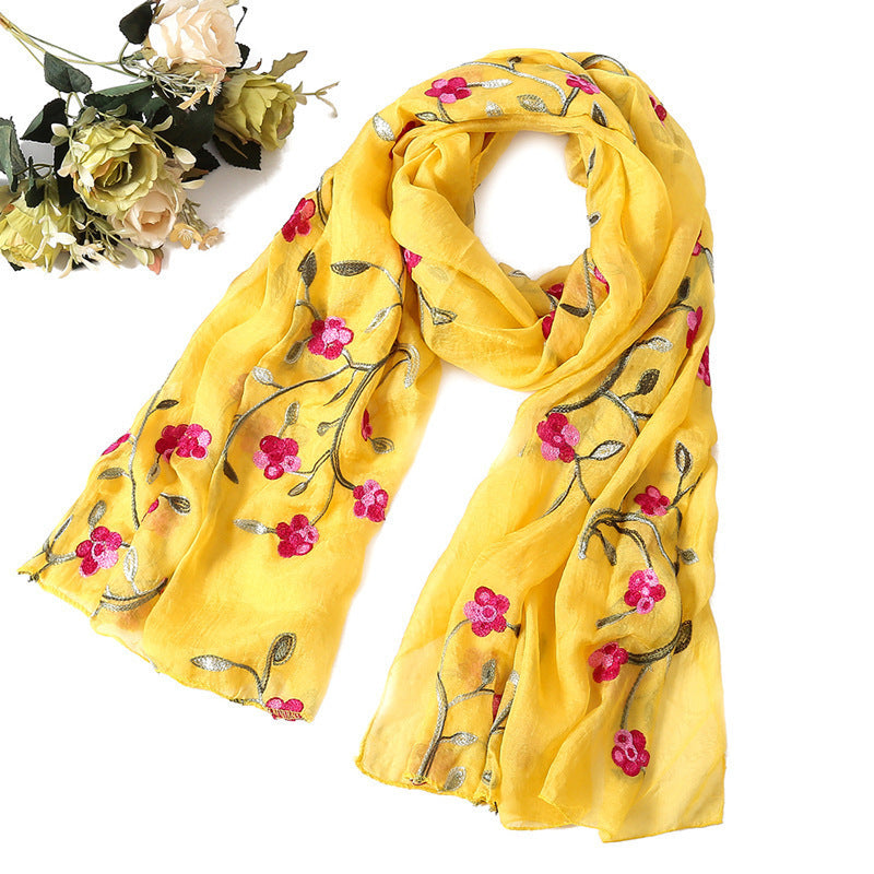 Ladies Silk Scarf Shawl