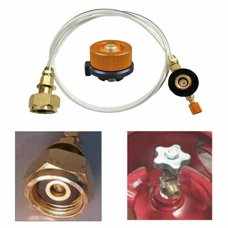 Gas Tank Adapter Hose Set Connection Gas Cartridge For Camping Stove Adapter