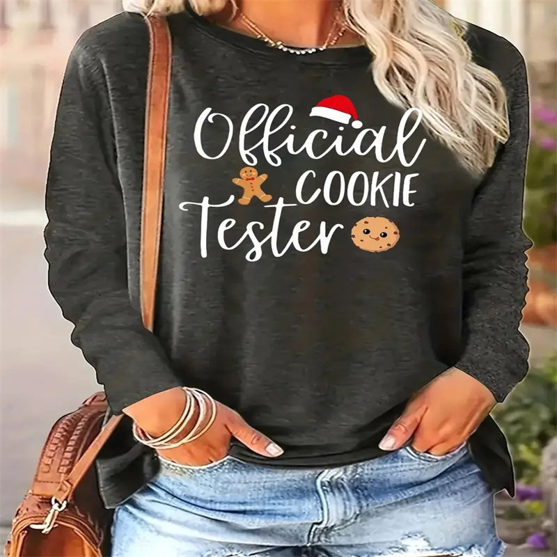 Women's Printed Hoodless Sweatshirt