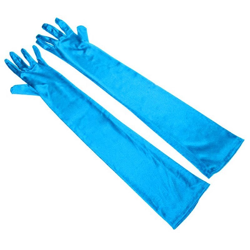 Fashion Satin Stretch Women's Halloween Gloves