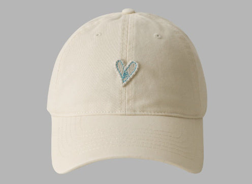 Retro Sweet Big Head Circumference Soft Peaked Cap