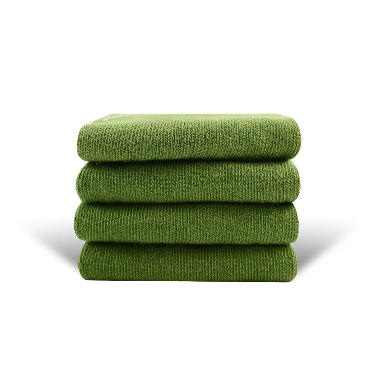 Solid Color High-elastic Mid-calf Boneless Macaron Colored Cotton Socks