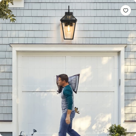 211-Pack Outdoor Wall Lantern Light  Modern Black Metal & Clear Glass Sconce For Porch, Patio, And Garden Lighting Bulb Not Included