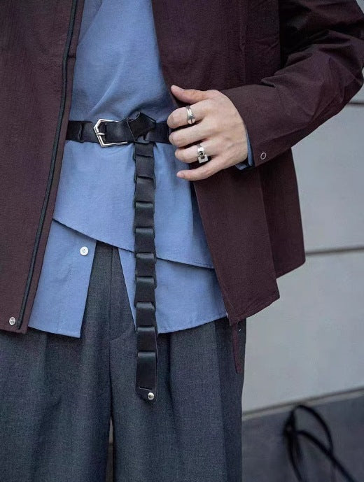 Belt Ladies Special-shaped Buckle Stitching Pant Belt