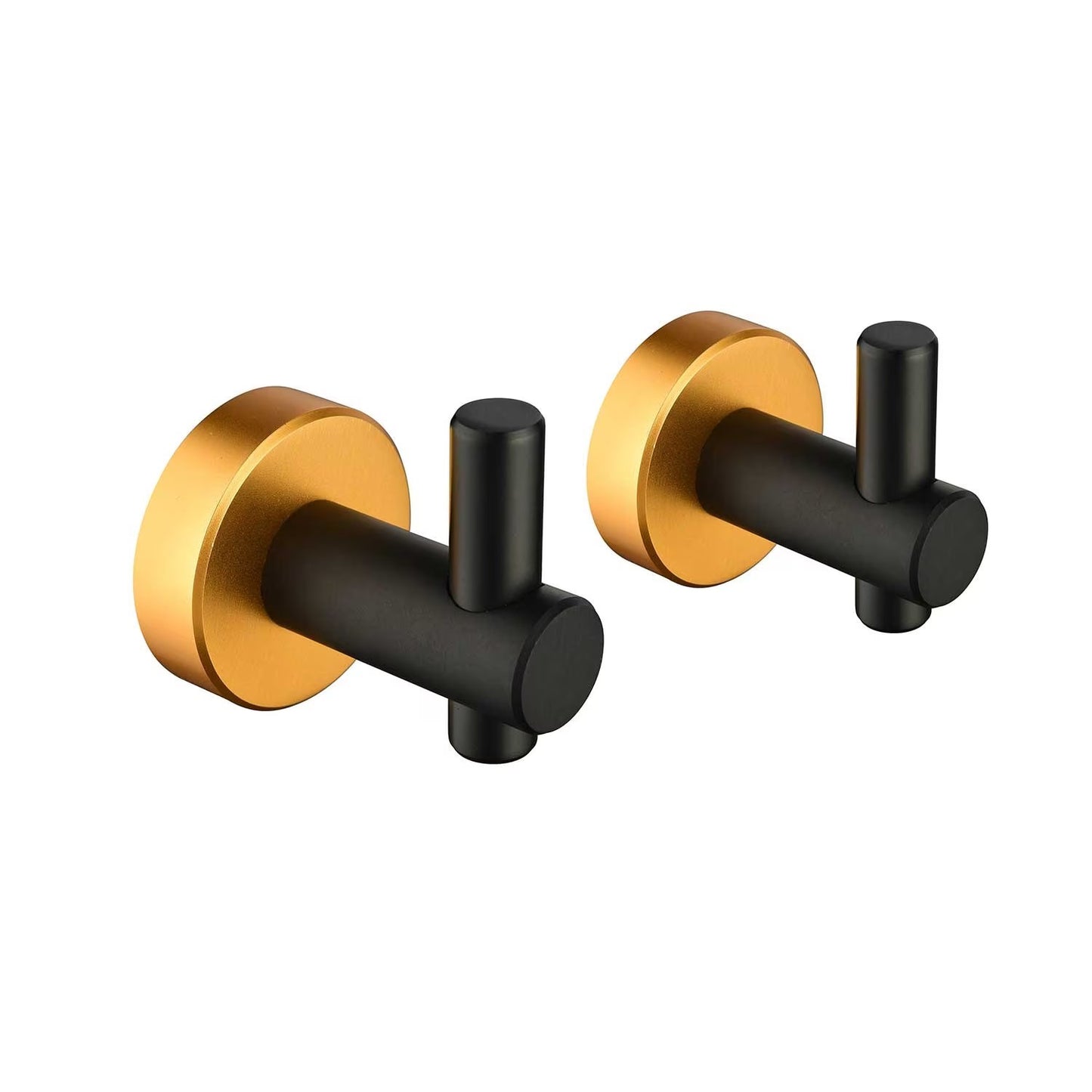 6 Piece Bathroom Towel Rack Set Wall Mount White Icon