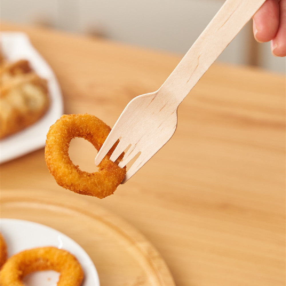 Wooden Fork Spoon Birthday Cake Home