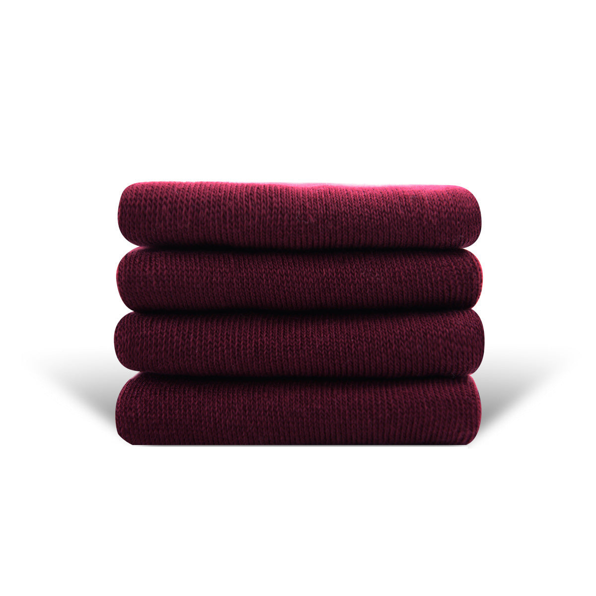 Solid Color High-elastic Mid-calf Boneless Macaron Colored Cotton Socks