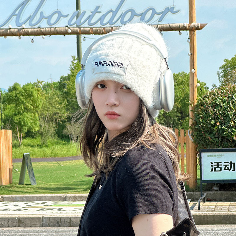 Simple All-matching Warm Sleeve Cap Windproof And Cold-resistant Ear Protection