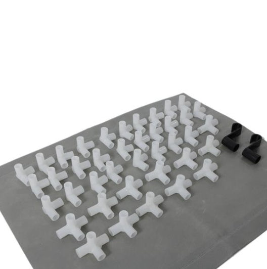 4-layer 10-panel Non-woven Wardrobe In Brown Color