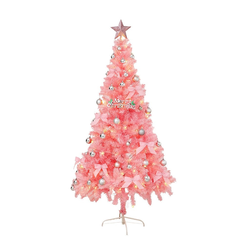 1 Piece Of 83 - Inch Pink Christmas Tree, The First Choice For Romantic Date Confessions