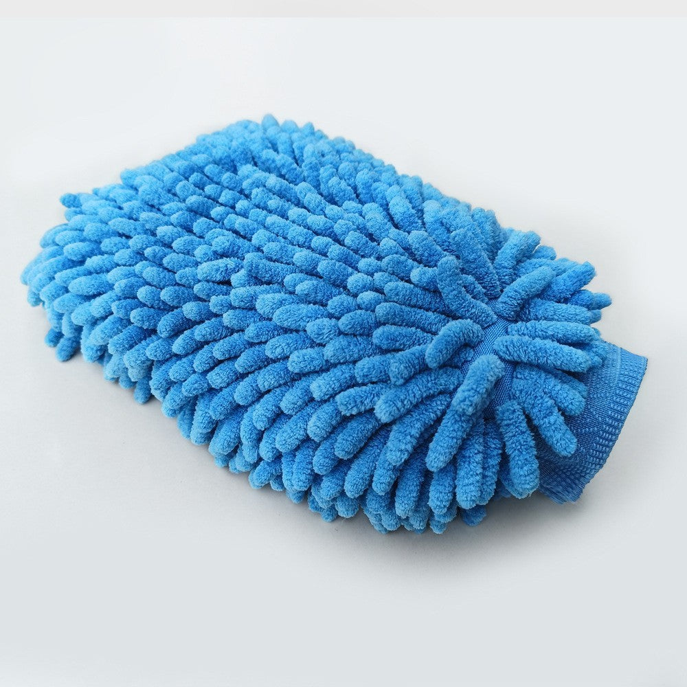 Chenille Coral Car Foaming Gloves Household Cleaning