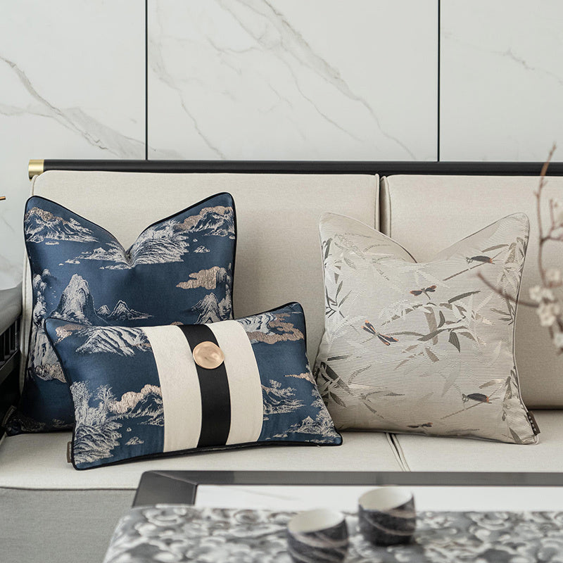 New Chinese Living Room Sofa Pillow Cover