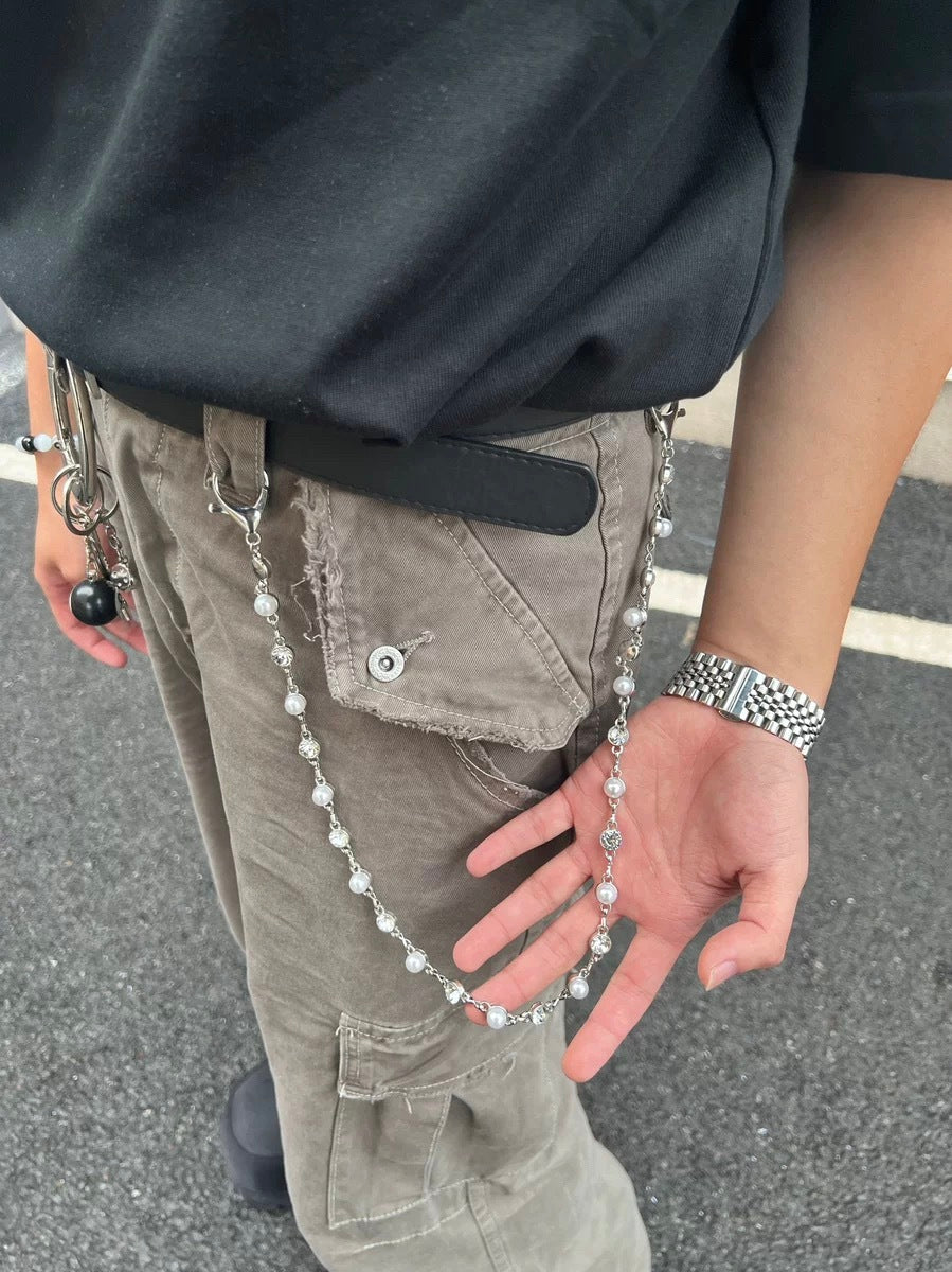 Moonlight Gem Cleanfit Aura Bright Phants Zipper