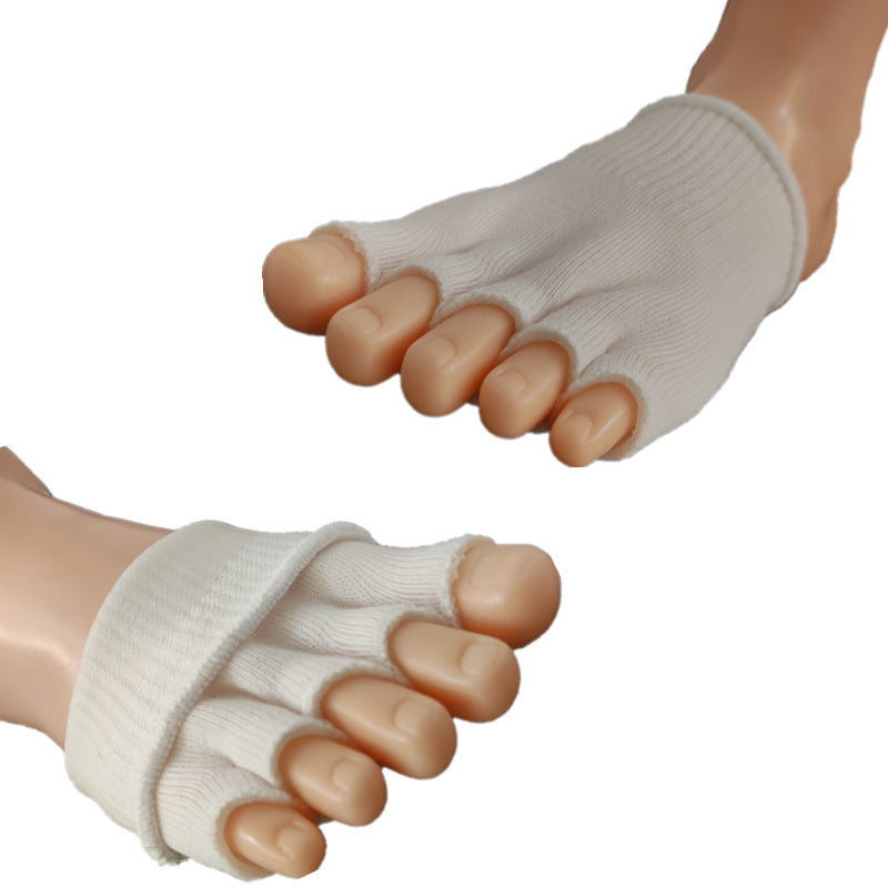 Five-finger Open Toe Gel Socks