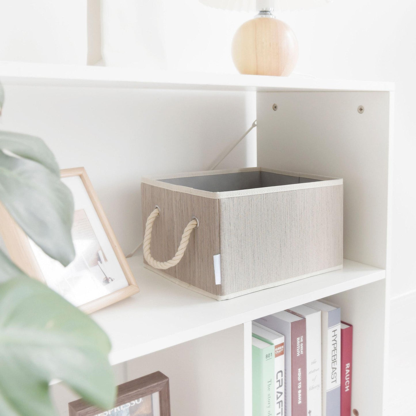 Foldable Clay Storage Box With Rope Handle