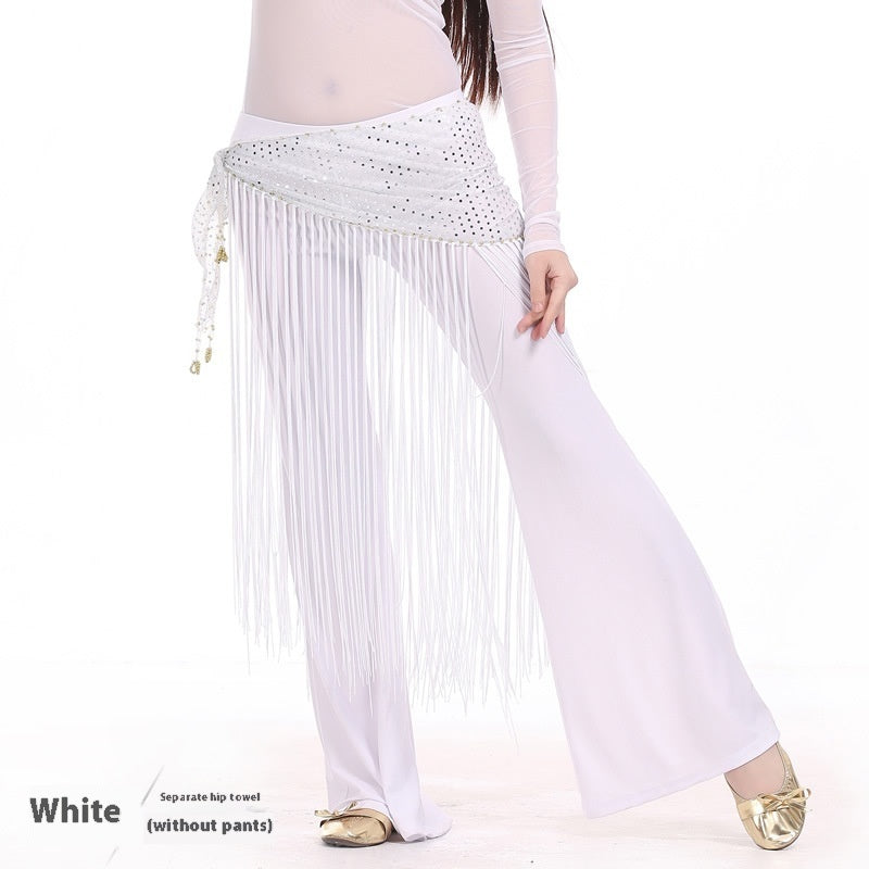 Highlight Tassels Waist Chain Practice Clothes Hip Scarf