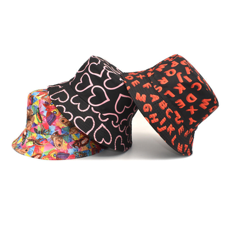 Double-sided Sun Outdoor Bucket Korean Hat