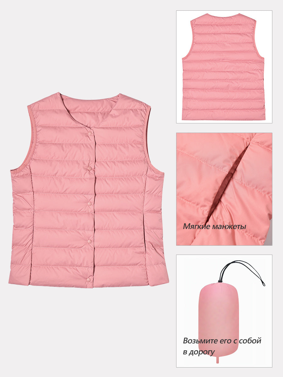 WOMAN Lightweight Down Packable Vest No Free Shipping Only Available At Official Warehouse Prices
