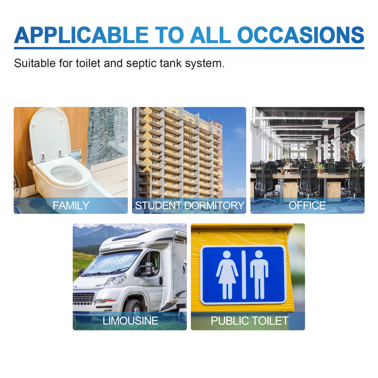 Toilet Drain Toilet Cleaning Tablets